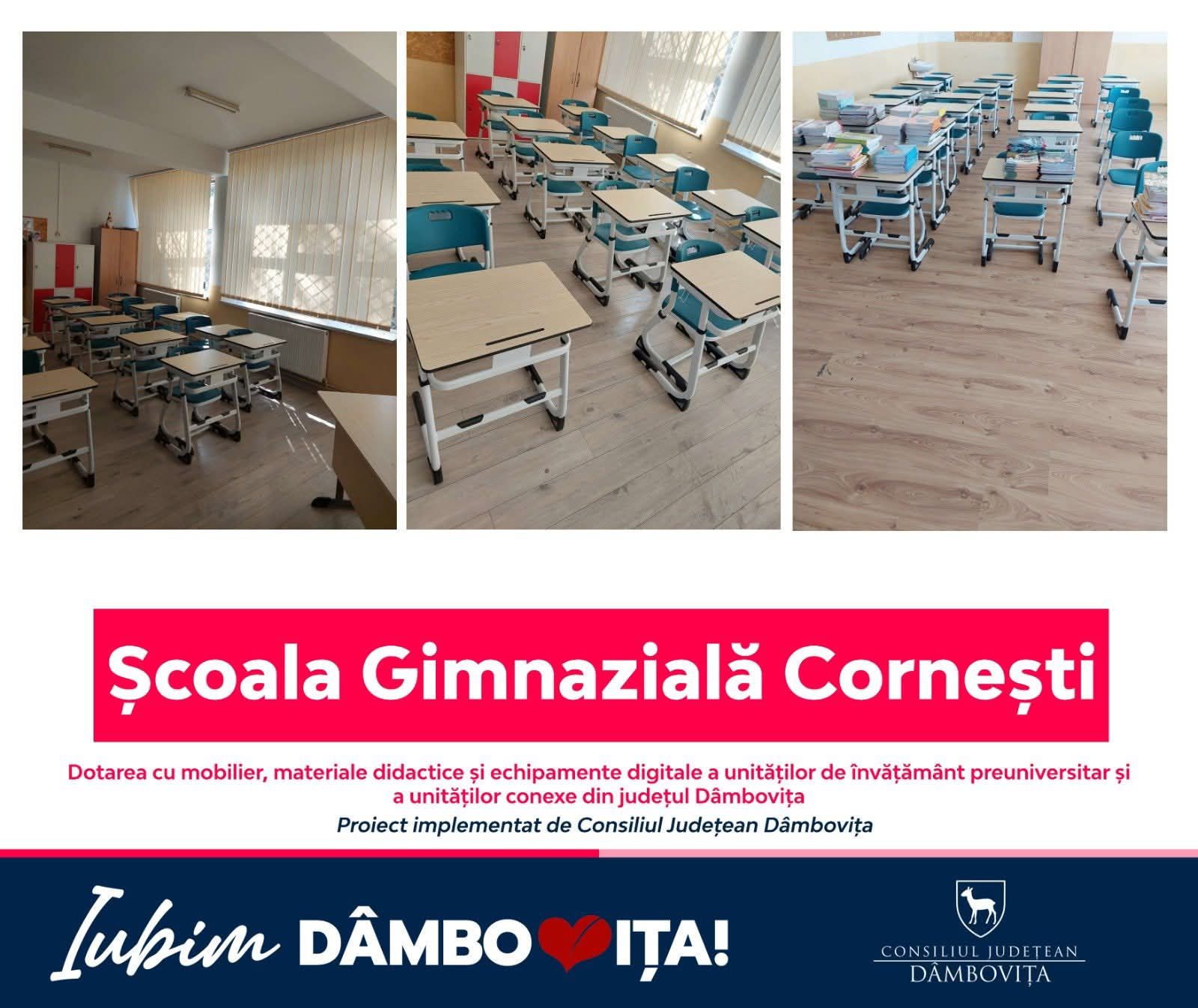 Săli de clasă moderne la CORNESTI 16 Săli de clasă moderne la CORNESTI